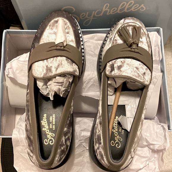 SEYCHELLES Final Call Loafers Greige Size US 9 - Picture 4 of 8